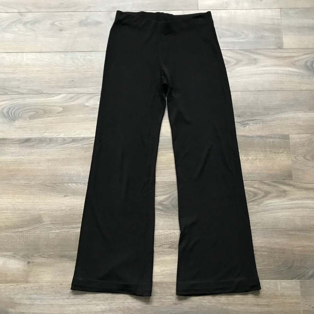 CAbi Black Jersey Wide Leg Pant Style #105 XS